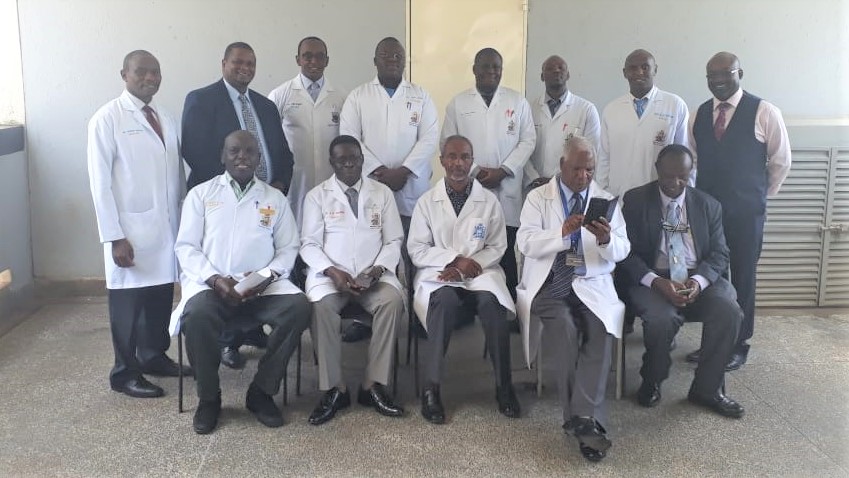 Feb 2020 MMed Urology final year students with external examiner and local faculty members