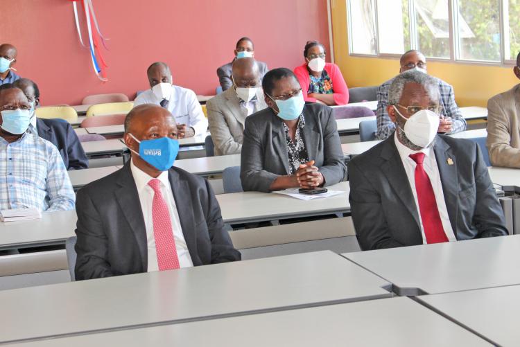 Proceedings during the official opening of the refurbished Department of Surgery.
