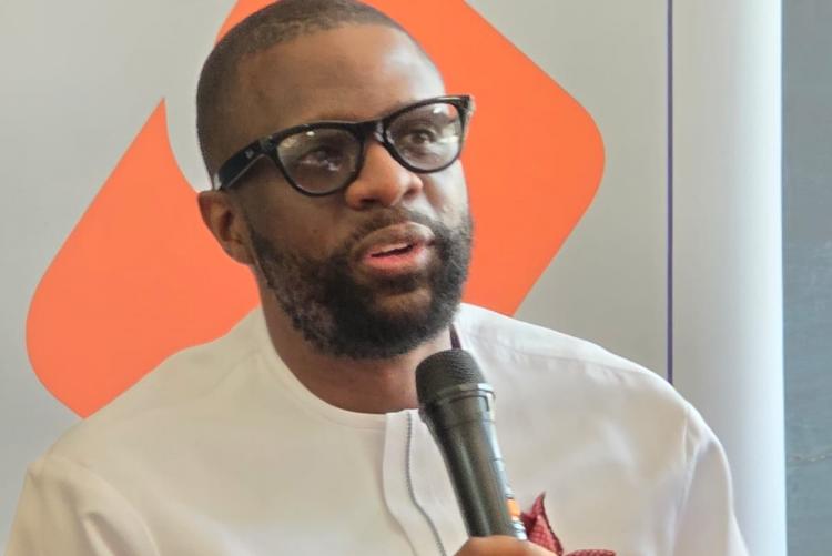 Dr. Michael Magoha speaking during the International Brain Research Organisation, in conjunction with Ubongo and the East African Journal of Neurological Sciences Neuroscience Career Event.