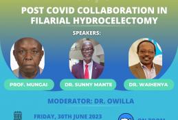 Post covid collaboration in filarial hydrocelectomy webinar